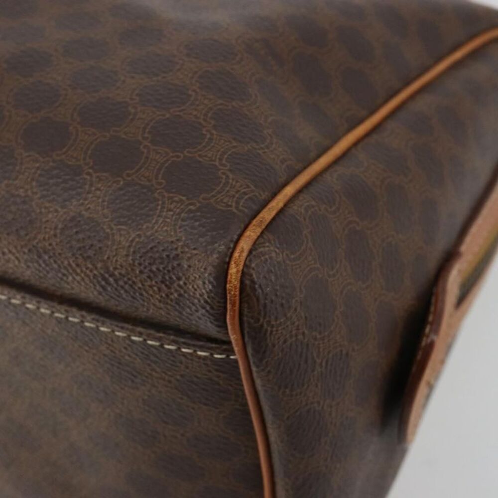 Celine Vintage Triomphe Handbag Canvas Brown Canvas Handbag - Picture 8 of 16